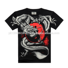 Dragon skull eagle 3 D sublimation printing t shirt